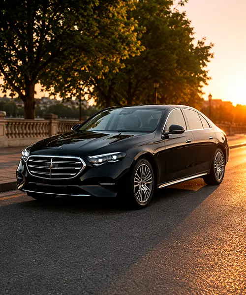 Mercedes classe E della flotta aziendale Noris Viaggi